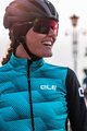 ALÉ Cyklistická zateplená bunda - SOLID SHARP LADY WNT - světle modrá/černá