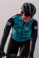 ALÉ Cyklistická zateplená bunda - SOLID SHARP LADY WNT - světle modrá/černá