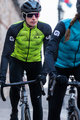 ALÉ Cyklistická zateplená bunda - SOLID SHARP - černá/žlutá
