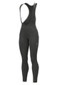 ALÉ Cyklistické kalhoty dlouhé s laclem - ESSENTIAL LADY WNT - černá