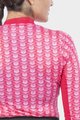 ALÉ Cyklistické triko s dlouhým rukávem - INTIMO CUBES LADY - růžová