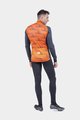 ALÉ Cyklistická zateplená bunda - SOLID SHARP - oranžová/černá