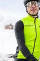 ALÉ Cyklistická zateplená bunda - FONDO 2.0 PRAGMA - žlutá/černá