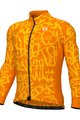 ALÉ Cyklistický dres s dlouhým rukávem zimní - SOLID RIDE - žlutá/oranžová