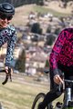 ALÉ Cyklistický dres s dlouhým rukávem zimní - SOLID RIDE LADY WNT - černá/růžová