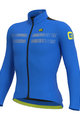 ALÉ Cyklistický dres s dlouhým rukávem letní - WARM AIR SUMMER - modrá