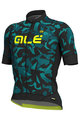 ALÉ Cyklistický dres s krátkým rukávem - GLASS - modrá/černá