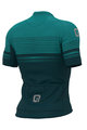 ALÉ Cyklistický dres s krátkým rukávem - SLIDE - zelená/modrá