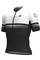 ALÉ Cyklistický dres s krátkým rukávem - SLIDE - černá/bílá