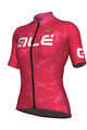 ALÉ Cyklistický dres s krátkým rukávem - CRACLE LADY  - růžová