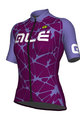 ALÉ Cyklistický dres s krátkým rukávem - CRACLE LADY - fialová