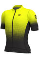 ALÉ Cyklistický dres s krátkým rukávem - DOTS - černá/žlutá