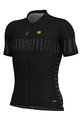 ALÉ Cyklistický dres s krátkým rukávem - COOLING - černá