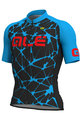 ALÉ Cyklistický dres s krátkým rukávem - CRACLE - modrá/černá