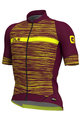 ALÉ Cyklistický dres s krátkým rukávem - THE END - žlutá/fialová