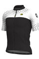 ALÉ Cyklistický dres s krátkým rukávem - CLIMB - černá/bílá