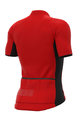 ALÉ Cyklistický dres s krátkým rukávem - COLOR BLOCK - červená