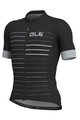 ALÉ Cyklistický dres s krátkým rukávem - ERGO - černá