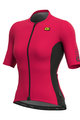ALÉ Cyklistický dres s krátkým rukávem - RACE LADY - růžová