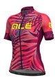 ALÉ Cyklistický dres s krátkým rukávem - SUNSET LADY - růžová