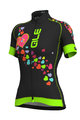 ALÉ Cyklistický dres s krátkým rukávem - FOREVER LADY  - vícebarevná/černá