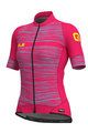 ALÉ Cyklistický dres s krátkým rukávem - THE END LADY - růžová