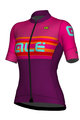 ALÉ Cyklistický dres s krátkým rukávem - SUMMER LADY - růžová/fialová