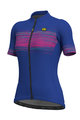 ALÉ Cyklistický dres s krátkým rukávem - START LADY  - růžová/modrá
