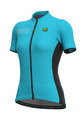 ALÉ Cyklistický dres s krátkým rukávem - COLOR BLOCK LADY - modrá