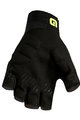 ALÉ Cyklistické rukavice krátkoprsté - VELOCISSIMO  - žlutá/černá