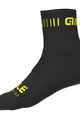 ALÉ Cyklistické ponožky klasické - STRADA Q-SKIN  - černá/žlutá