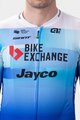 ALÉ Cyklistický dres s krátkým rukávem - BIKE EXCHANGE 2022 - bílá/modrá