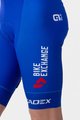 ALÉ Cyklistické kalhoty krátké s laclem - BIKE EXCHANGE 2022 - bílá/modrá