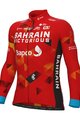 ALÉ Cyklistický dres s dlouhým rukávem zimní - BAHRAI VICTORIOUS 22 - žlutá/modrá/červená/černá