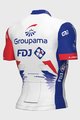 ALÉ Cyklistický dres s krátkým rukávem - GROUPAMA FDJ 2022 - červená/modrá/bílá