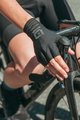 ALÉ Cyklistické rukavice krátkoprsté - REFLEX AIR CRONO - černá