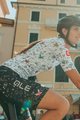 ALÉ Cyklistický krátký dres a krátké kalhoty - VERSILIA LADY - černá/bílá
