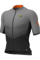 ALÉ Cyklistický dres s krátkým rukávem - DELTA - šedá/oranžová/černá