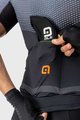 ALÉ Cyklistický dres s krátkým rukávem - DELTA - šedá/oranžová/černá