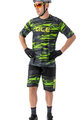 ALÉ Cyklistický dres s krátkým rukávem - ROCK OFF ROAD - černá/zelená