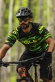 ALÉ Cyklistický dres s krátkým rukávem - ROCK OFF ROAD - černá/zelená