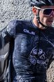 ALÉ Cyklistický dres s krátkým rukávem - SKULL - bílá/černá