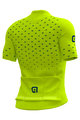 ALÉ Cyklistický krátký dres a krátké kalhoty - STARS - černá/žlutá