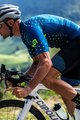 ALÉ Cyklistický dres s krátkým rukávem - STARS - žlutá/modrá