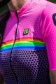 ALÉ Cyklistický dres s krátkým rukávem - BRIDGE LADY - růžová