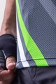 ALÉ Cyklistický dres s krátkým rukávem - ARROW MTB - šedá