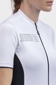ALÉ Cyklistický dres s krátkým rukávem - COLOR BLOCK LADY - bílá