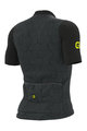 ALÉ Cyklistický dres s krátkým rukávem - CROSS - černá/žlutá