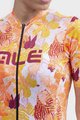 ALÉ Cyklistický dres s krátkým rukávem - PR-R AMAZZONIA LADY - bordó/červená/oranžová/bílá/žlutá