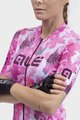 ALÉ Cyklistický dres s krátkým rukávem - PR-R AMAZZONIA LADY - bílá/růžová